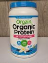 Proteína orgánica de órgano + proteína de superalimentos en polvo 2,02 libras. Vainilla Bean USDA