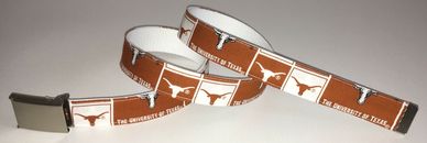 Texas Longhorns CINTURÓN NCAA Fanático Game Gear College Alumnos Team Shop Austin TX Horns