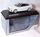 Corgi audi dealer model open top white audi A5 cabriolet vehicle 1:43 scale diecast model