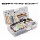 Electronic Component Starter Kit Wires Breadboard LED Buzzer Resistor NEU 2022