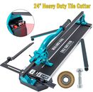 24" Manual Tile Cutter Cutting Machine 600mm Precise Industrial Heavy Duty