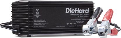 DieHard 71219 6/12V Shelf Smart Battery Charger and 2A Maintainer