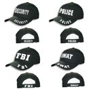 SWAT , FBI , Police , Security Black Hat Outdoor Sports Baseball Cap UK