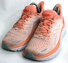 Hoka One W Clifton 8 Orange Running Athletic Running Shoes Women's Size 8B