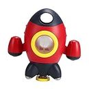 Abaodam Bath Toy 3 Pcs Rocket Fountain Toy Spray Water Shower Toys Kids Water Toys Toy for Baby Bath Plaything Kid Toy Bath Toys Kid Kid Presents Rockets Abs Child Tub Red Nozzle