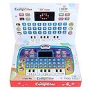 PULSBERY English Learner Mini Study Laptop for Kids - Educational Learning Alphabet & Numbers Cartoon Design Computer for Toddlers, 3+ Year Kids, Light with Sound Laptop, Multi Colors