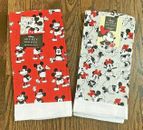 Disney MICKEY + MINNIE MOUSE Emotions Characters (Set of 4) Kitchen Towels *NEW*