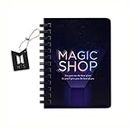 CRAFT MANIACS BTS MAGIC SHOP A5 RULED 160 PAGES NOTEBOOK + FREE PERSONALIZED NAMR BOOKMARK FOR BTS ARMY & KPOP FANS
