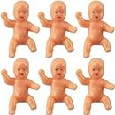 SHAOQINLIN 30 Pieces King Cake Babies 1.2inch Mini Plastic Babies Suitable for Baby Shower Ice Cube Games Mardi Gras Party Decorations (Latin)