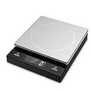 ORIA Digital Kitchen Scale, 1g/10kg High-precision Kitchen Food Scale with Pull-Out Display, Tare Function, Premium Stainless Steel Food Scales for Home Office Kitchen Baking, AAA Batteries(Included)