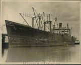 Press Photo Mobilian Ship at Dock, Alabama - amrx00075