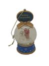 Danbury Mint Pug Dog Show Snow Globe Christmas Ornament 3.5" Vintage Bichon