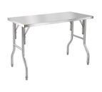 Commercial Worktable Workstation 48 x 24 Inch Folding Commercial Prep Table