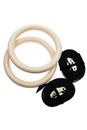 Wooden Gymnastic Rings with Straps Gym Rings Crossfit Gymnastics by Sundried