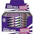 Cadbury Dairy Milk Marvellous Creations Bar OFFICIAL, Chocolate Bar with Popping Candy and Jelly, Pack of 24, 47 g