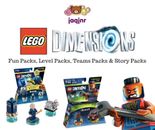 LEGO DIMENSIONS Fun Packs, Level Packs & Story Packs (2015+) BRAND NEW 