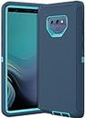 Guirble for Samsung Galaxy Note 9 Case,Dropproof Shockproof Galaxy Note 9 Case,Heavy Duty Protective for Samsung Note 9 Case,Note 9 Case 6.4 Inch(Turquoise)