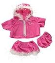 Pink Love Dress Teddy Bear Clothes Outfit Fits Most 14" - 18" Build-a-Bear, Vermont Teddy Bears, and Make Your Own Stuffed Animals