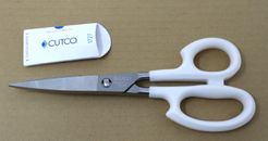 Cutco Model 77 KR Super Shears High Carbon Stainless Blades Pearl White Handle