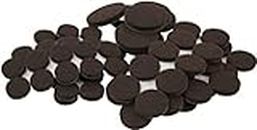 Okayji Self Adhesive Rubber Round Felt Pads Non Skid Floor Furniture Scratches Protector, 80 Pieces