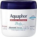 Aquaphor Baby Healing Ointment Advanced Therapy Skin Protectant, Dry Skin and Diaper Rash Ointment, 14 Oz