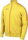 NIKE Men's Knit Soccer Track Jacket, Tour Yellow/University Gold/Black, XXL
