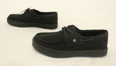 Shoes For Crews Women's Milano Canvas Boat Shoes LC7 Black Size US:6.5 UK:4