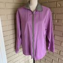 NEW MYCRA PAC Gray Purple Reversible Raincoat Jacket Size Small S Pockets NWT