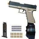 Toy Gun, Newly Upgraded Drum Toy Pistol with Large Capacity, can Carry Soft Bullet Accessories, a Surprise and Cool Shell ejecting Toy Gun for Children Over 12 Years Old