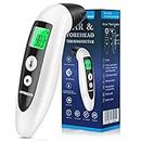 Thermometer for Adults SOVARCATE Digital Infrared Thermometer Forehead and Ear for Fever Accurate Reading for Baby Kids Adults - New Algorithm