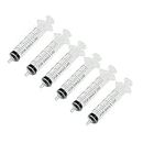 advancedestore Reusable Multiple Function Plastic Syringe Injector For Refilling Cartridge Ink Oil Tool (10 ml, 6 Pieces)