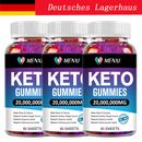 MENXI Ketose Diät Gummibärchen, Keto Fettverbrenner Weight Loss 20,000,000mg
