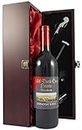 Springflat Shiraz 2006 Wild Duck Creek vintage wine in a silk lined wooden box with four wine accessories, 1 x 750ml