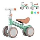 Sejoy Adjustable Baby Balance Bike with Adjustable Seat Handle for 10-36 Month Boys Girls 1 Year Old Toddler Balance Bike,Infant First Walking Bike,Toddler Training Bike,No Pedal 4 Silence Wheels