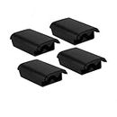 4 Pack Battery Cover for Microsoft Xbox 360 Wireless Controller- Black
