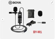 BOYA BY-M1 3.5mm Lavalier Condenser Microphone for Smartphone DSLR Cameras Sales