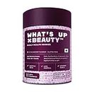 What's Up Wellness Biotin Gummies for Hair Growth, Beauty Skin & Hair Gummies for Bright Skin & Strong Nails, Vitamin A to E, Folic Acid, Zinc, Aloe Vera for Men & Women, 30 Days Pack (30 Gummies)