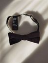 NEW Black Formal Bow Tie Men's Clothing Plain Accessories Essentials - One Size