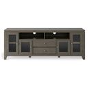 Lark Manor™ TV Stand for TVs up to 78" Wood in Gray | 26 H in | Wayfair D8AF1F04AD234EE5AD3D78BD3A019DCD