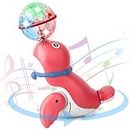 Zest 4 Toyz Sea Lion Bump and Go Musical Walking Singing Dancing Toy | Flashing Lights | Sounds Battery Operated | Children's Kids Boys Girls Toys