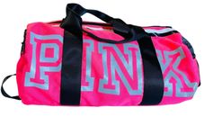 Victoria's Secret PINK Duffle Bag Adjustable Shoulder Strap Sport Training Large