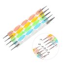 5X 2 Way Ball Styluses Clay Sculpting Tools DIY 10 Different Nail Dotting T-wy