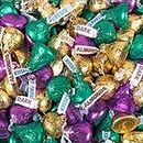 Mardi Gras Candy 25lb Kisses Chocolate