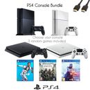 SONY PLAYSTATION 4 500GB OR 1TB PS4 PRO - CHOOSE BUNDLE - BLACK CONSOLE + GAMES