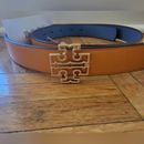 Tory Burch Accessories | Brand New Never Been Worn Reversible Tory Burch Belt | Color: Blue/Orange | Size: C Xs