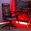 X ROCKER Helix Mesh Gaming Chair High Back Office Chair Ergonomic Seat BLACK