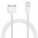 iPhone 4s Cable USB Sync and Charging Cable for iPhone 4 4s 3G 3GS iPad 1 2 3 iPod Touch Nano 30 Pin Charger Cord Dock Adapter Data 3.3 Feet White