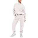 White Fox Tracksuit Womens Full Set 2 Piece Outfits Lounge Wear Sets for Women UK White Fox Hoodie Jogger Sweatpants Leisure Suits Gym Activewear Y2k Jogger Set Ladies Airport Outfit