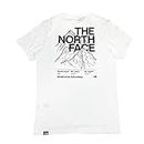 THE NORTH FACE Mountain Outline T-Shirt, TNF White/TNF Black, m Homme