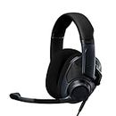 EPOS H6PRO Open Acoustic Professional Gaming Headset; Detachable Mic; Lightweight, Comfortable & Durable Design; PC, Xbox, Playstation, Nintendo Switch Compatible; Wired Headset (Sebring Black)